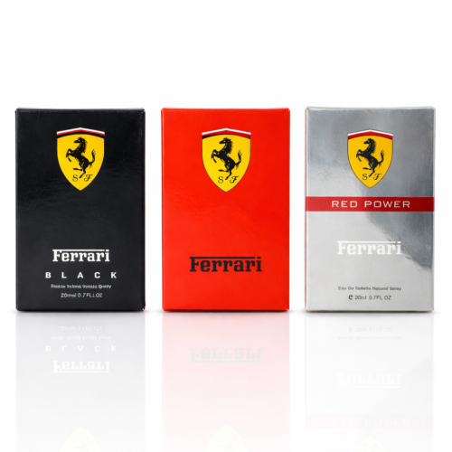 Pack of 3 Testers (Ferrari Black, Ferrari Red, Ferrari Red Power)