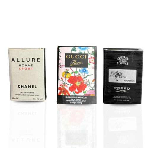 3 Testers (Chanel Allure Homme Sport , Gucci Flora, Creed Aventus)