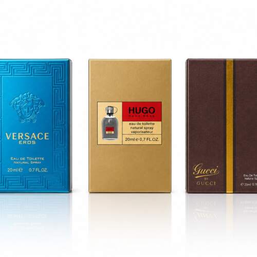 Pack of 3 Testers (Versace Eros Edt, Hugo Boss Edt, Gucci By Gucci Edt)
