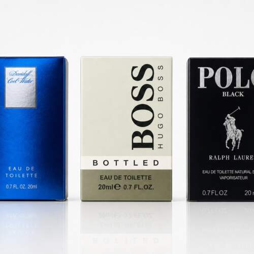 Pack of 3 Testers (Davidoff Cool Water, Hugo Boss Boss Bottled, Polo Black)