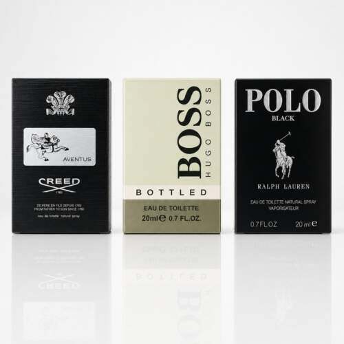 Pack of 3 Testers ( Creed Aventus, Hugo Boss Boss Bottled, Polo Black)